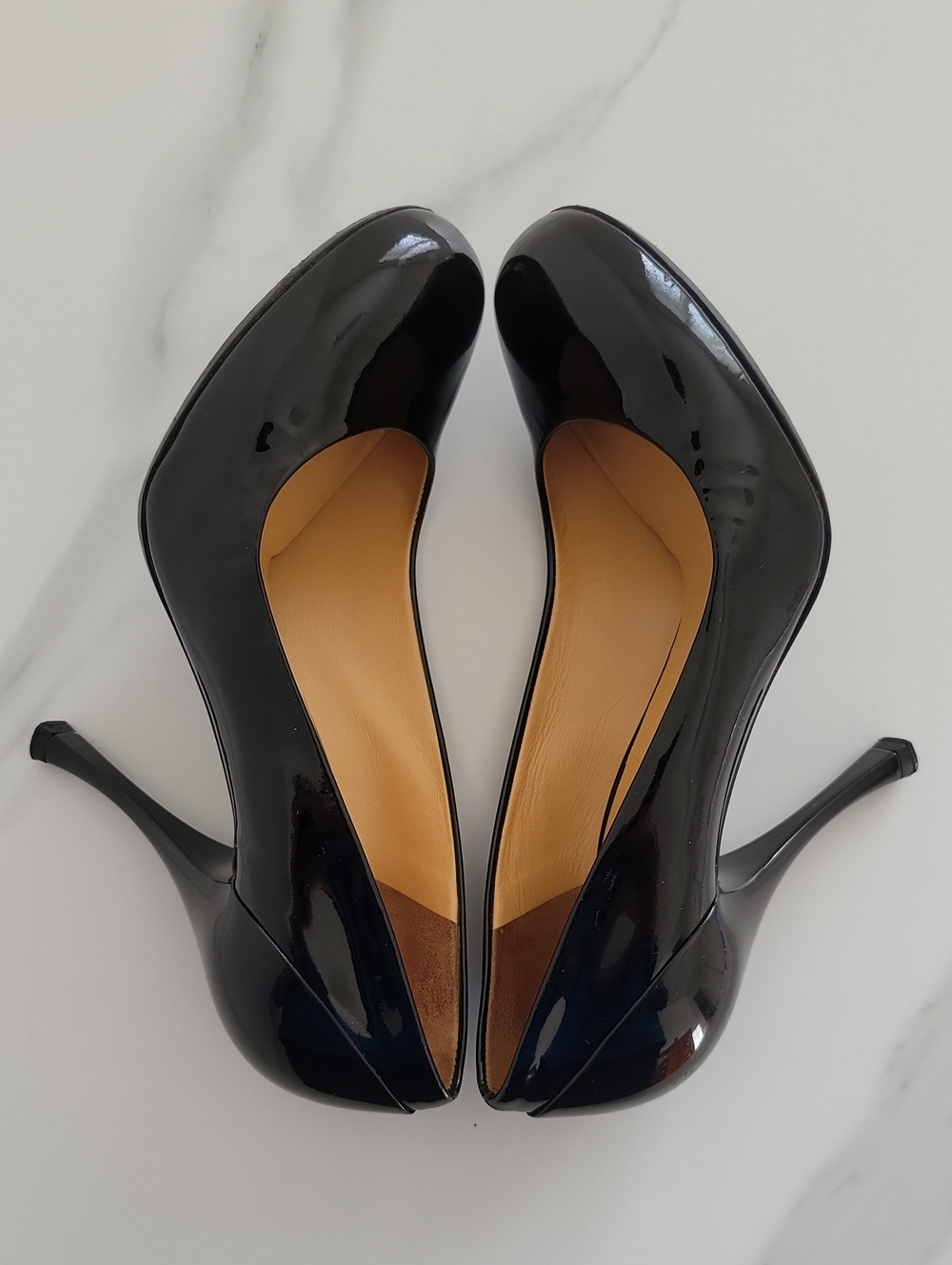 Miu Miu Black Patent High Heel Pumps - Picture 8 of 16